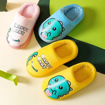 Chaussons Enfants unisexe - Doublure en peluche - semelle antidérapante - Ludino