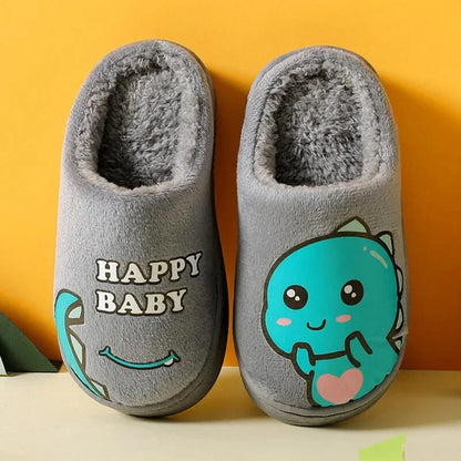 Chaussons Enfants unisexe - Doublure en peluche - semelle antidérapante - Ludino