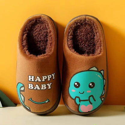 Chaussons Enfants unisexe - Doublure en peluche - semelle antidérapante - Ludino