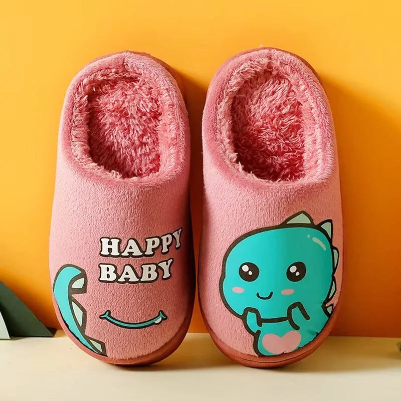 Chaussons Enfants unisexe - Doublure en peluche - semelle antidérapante - Ludino