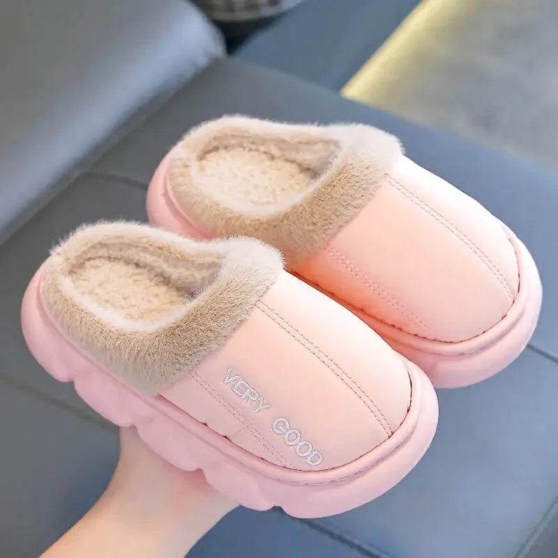 Chaussons Enfants Unisexes - Chaud en peluche - intérieur et semelle épaisse - Plumo
