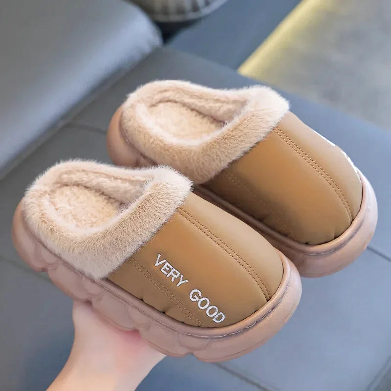 Chaussons Enfants Unisexes - Chaud en peluche - intérieur et semelle épaisse - Plumo