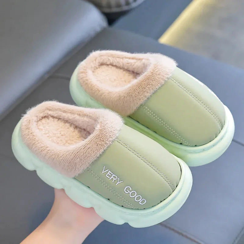 Chaussons Enfants Unisexes - Chaud en peluche - intérieur et semelle épaisse - Plumo