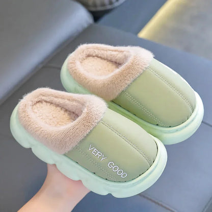 Chaussons Enfants Unisexes - Chaud en peluche - intérieur et semelle épaisse - Plumo