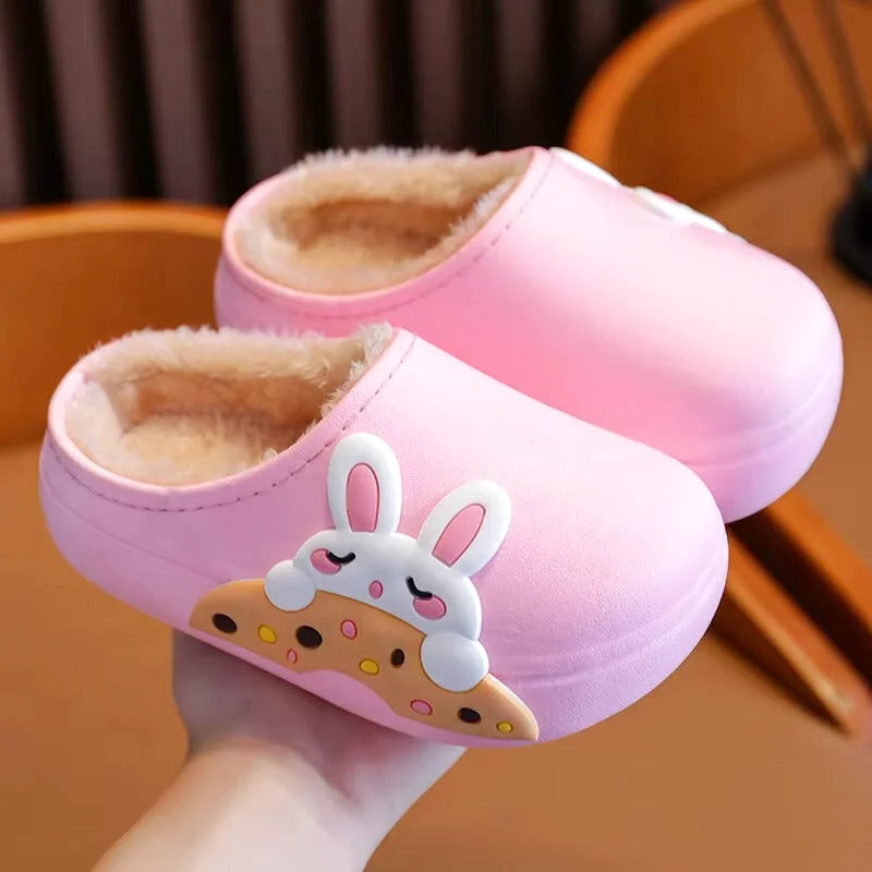 Chaussons enfants unisexes - Doublés coton - Semelle souple et confortable - Popix