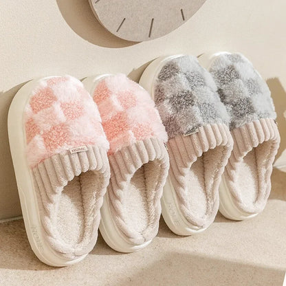 Chaussons Femmes douillets Matière peluche - doublés coton et moelleux - Teddya