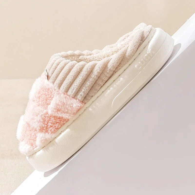 Chaussons Femmes douillets Matière peluche - doublés coton et moelleux - Teddya