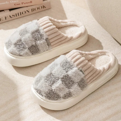 Chaussons Femmes douillets Matière peluche - doublés coton et moelleux - Teddya