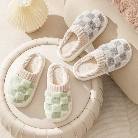 Chaussons Femmes douillets Matière peluche - doublés coton et moelleux - Teddya