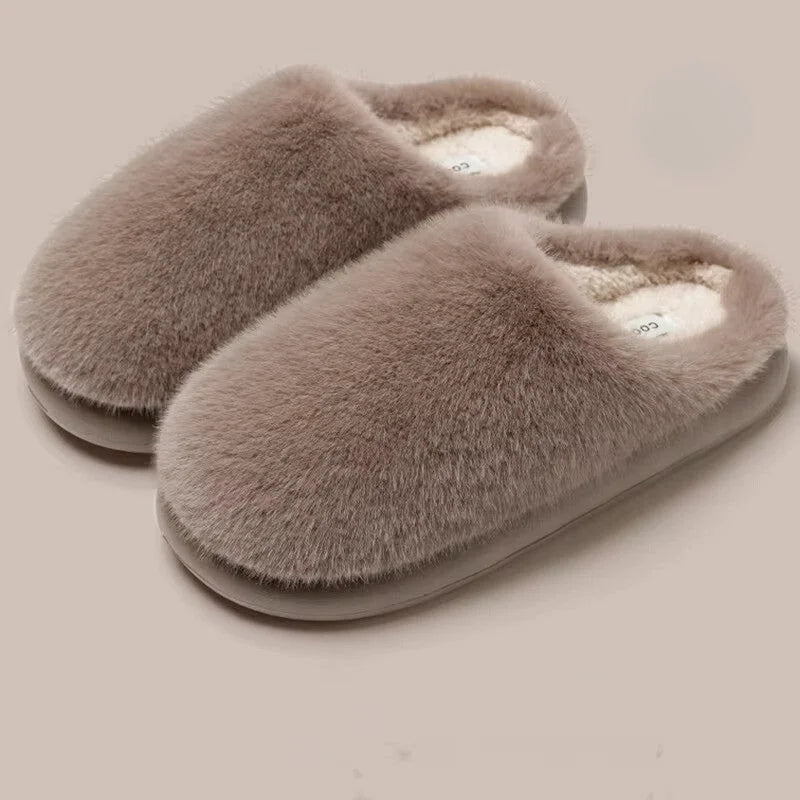 Chaussons Femmes Hiver - confortable et chaud-  Semelle antidérapante - Calyne