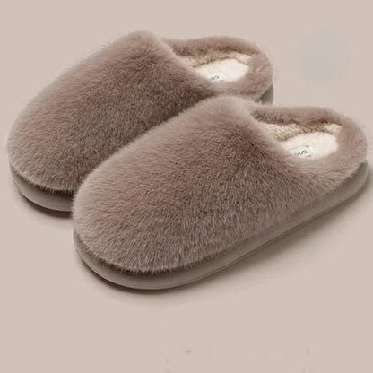 Chaussons Femmes Hiver - confortable et chaud-  Semelle antidérapante - Calyne