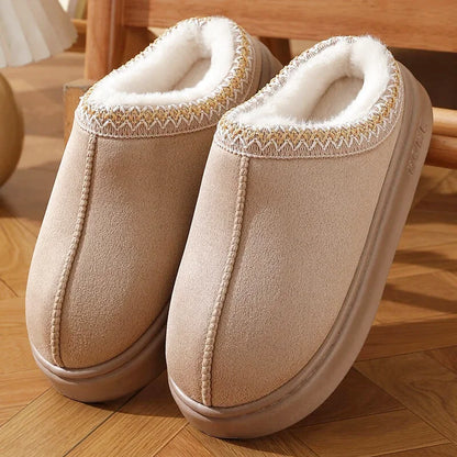 Chaussons Femmes Hiver - Effet Daim semelle antidérapante - Velmys
