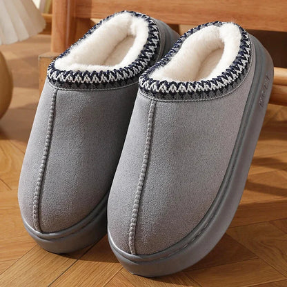 Chaussons Femmes Hiver - Effet Daim semelle antidérapante - Velmys