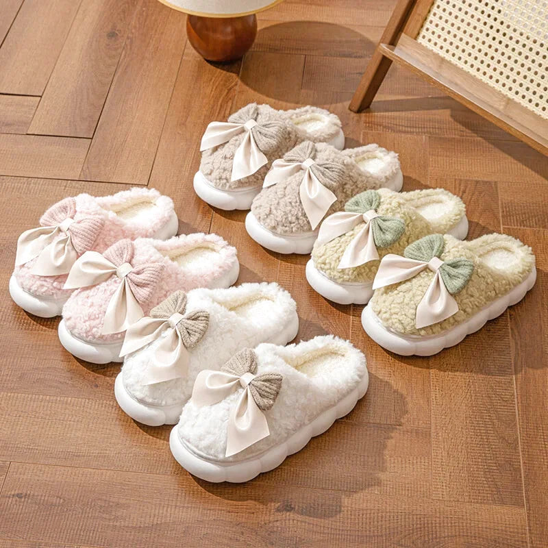 Chaussons Femmes Hiver en Peluche douce - Semelle souple - Noelina