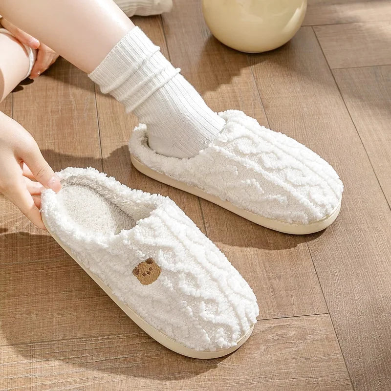 Chaussons Femmes Hiver - Moelleux doux et confortable - Bearly