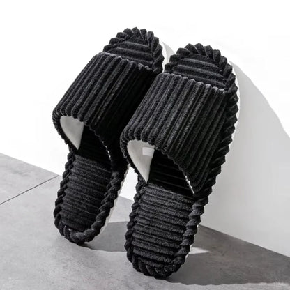 Chaussons Homme intérieur - Légers et antidérapants - Toutes saisons - Cordonis