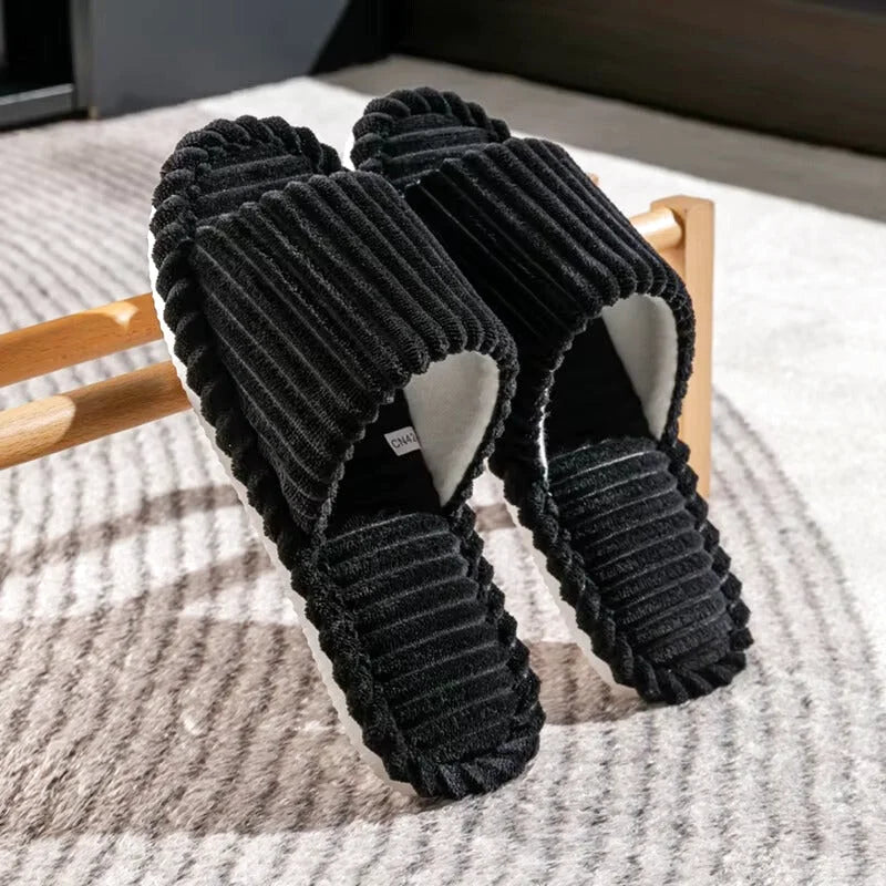 Chaussons Homme intérieur - Légers et antidérapants - Toutes saisons - Cordonis