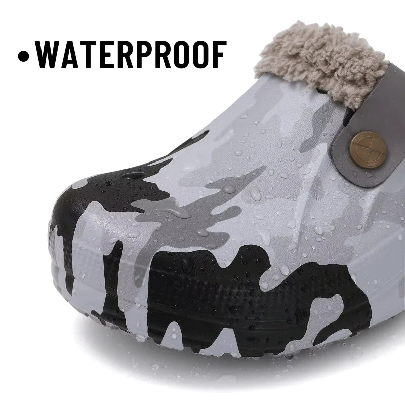 Chaussons sabots fourrés - Hommes et Femmes - chauds et imperméables - intérieur et extérieur - Nordik