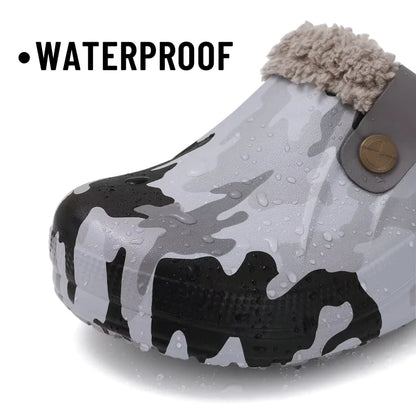 Chaussons sabots fourrés - Hommes et Femmes - chauds et imperméables - intérieur et extérieur - Nordik