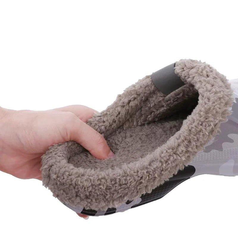 Chaussons sabots fourrés - Hommes et Femmes - chauds et imperméables - intérieur et extérieur - Nordik