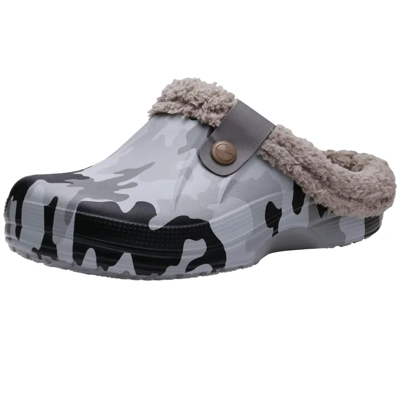 Chaussons sabots fourrés - Hommes et Femmes - chauds et imperméables - intérieur et extérieur - Nordik