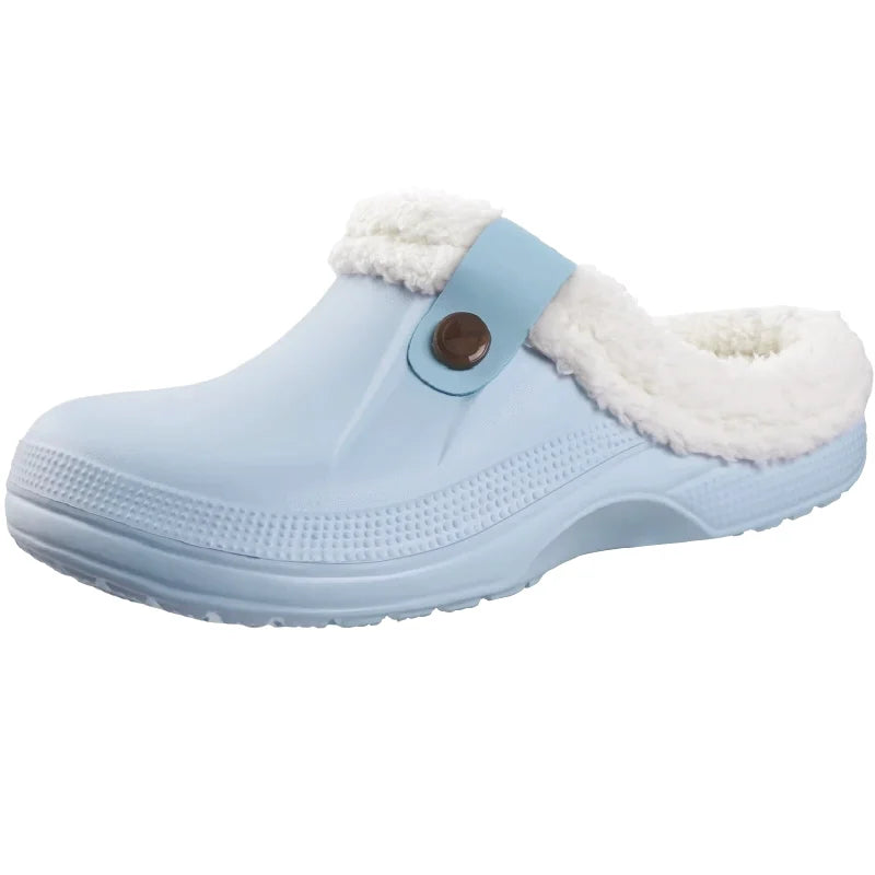 Chaussons sabots fourrés - Hommes et Femmes - chauds et imperméables - intérieur et extérieur - Nordik