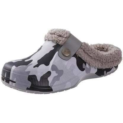 Chaussons sabots fourrés - Hommes et Femmes - chauds et imperméables - intérieur et extérieur - Nordik