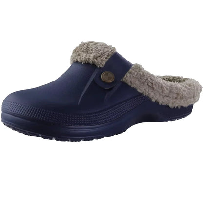 Chaussons sabots fourrés - Hommes et Femmes - chauds et imperméables - intérieur et extérieur - Nordik