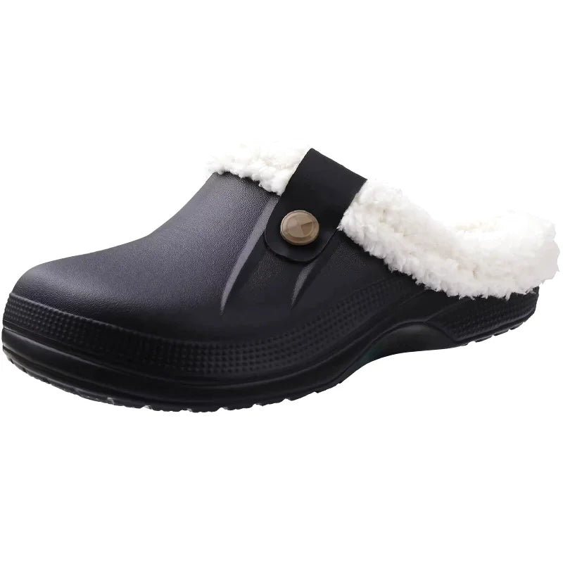 Chaussons sabots fourrés - Hommes et Femmes - chauds et imperméables - intérieur et extérieur - Nordik