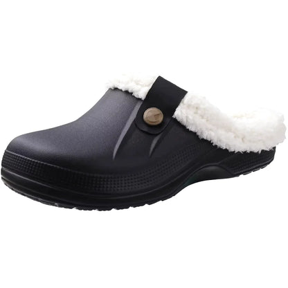Chaussons sabots fourrés - Hommes et Femmes - chauds et imperméables - intérieur et extérieur - Nordik