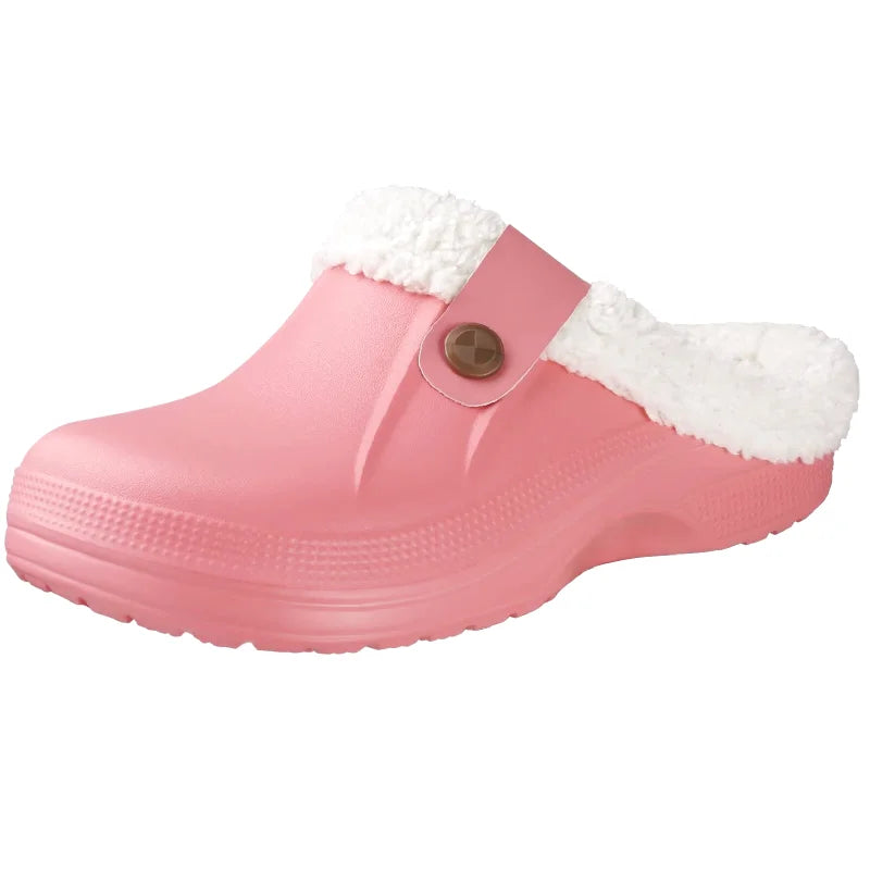 Chaussons sabots fourrés - Hommes et Femmes - chauds et imperméables - intérieur et extérieur - Nordik