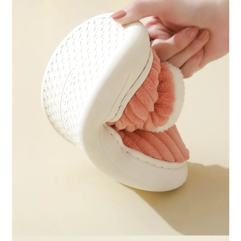 Chaussons unisexe fermés - Rembourrage doux - Chaud en coton -  Sélène