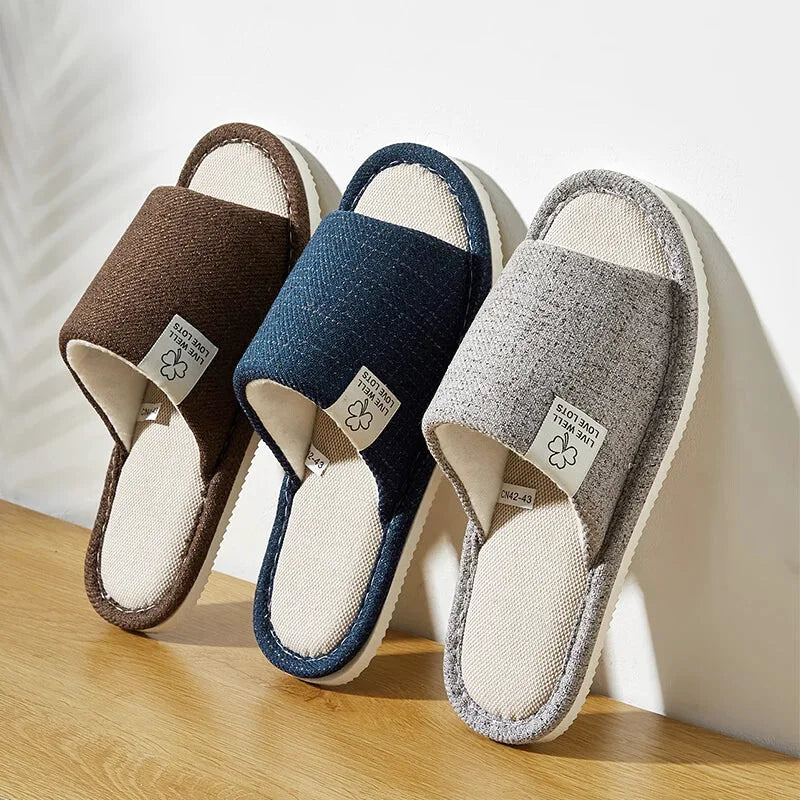 Chaussons Unisexes été - Modèle léger et Respirant en coton -  4 Saisons - Aéris