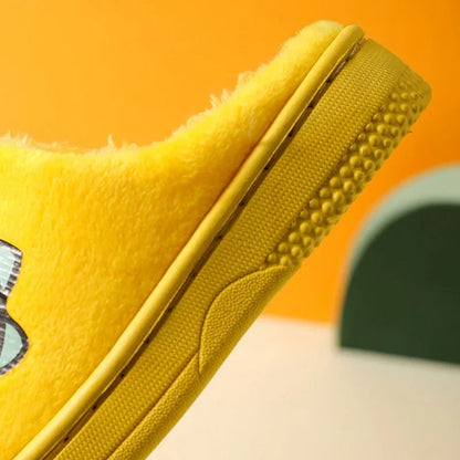 Chaussons Enfants unisexe - Doublure en peluche - semelle antidérapante - Ludino