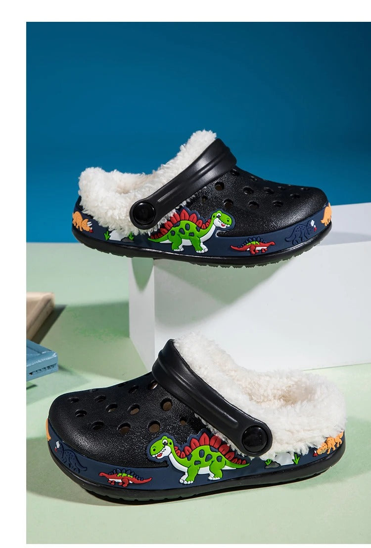 Chaussons Enfants Hiver - Semelle antidérapante - Intérieur rembourré - Snuggy