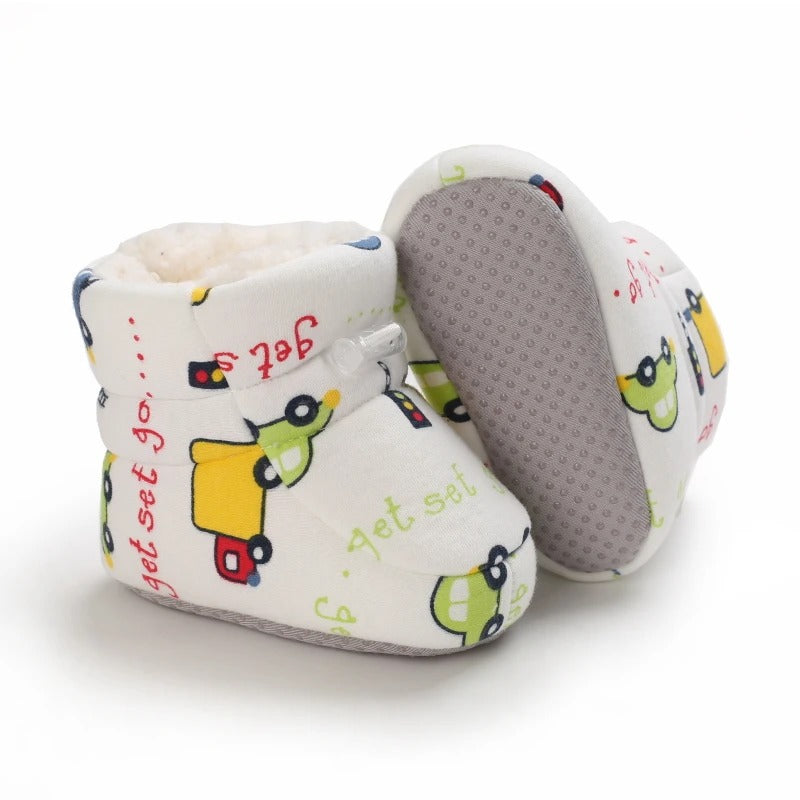 Chaussons Bébé Filles et Garçons - Hiver - Premier pas - Douceur intérieur - Bélino