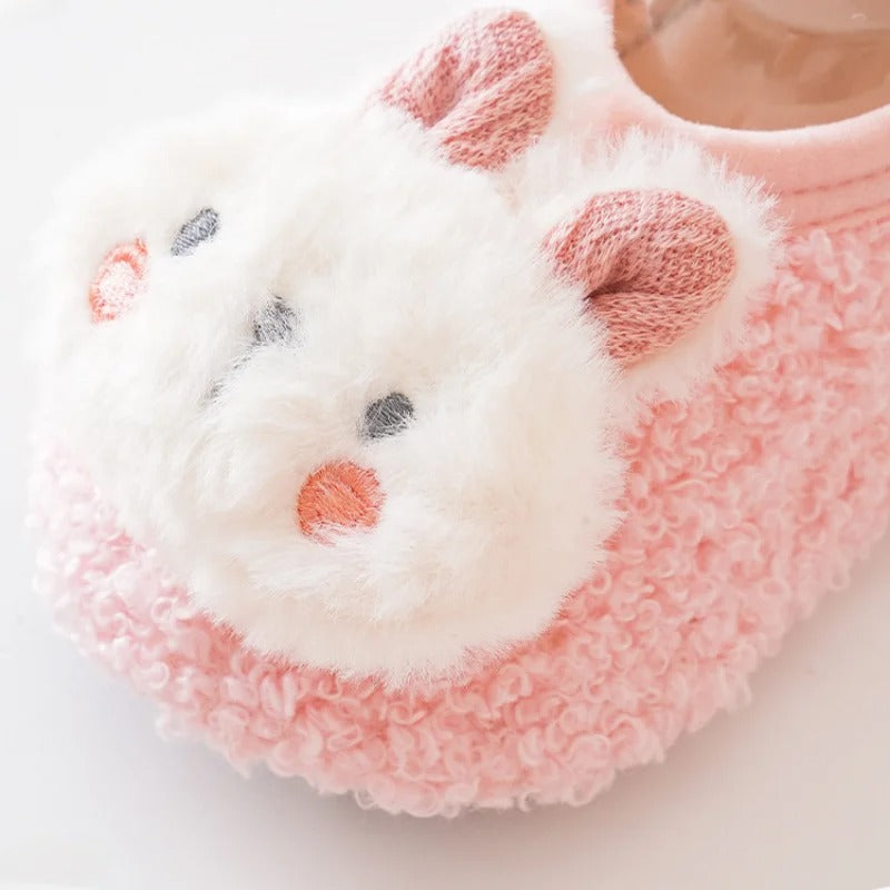 Chaussons bébé unisexe - Hiver - Matière douce - Tissus coton - Lapy