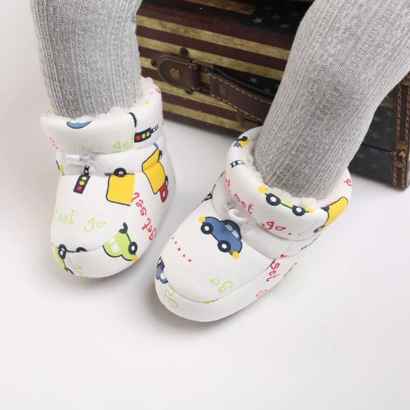 Chaussons Bébé Filles et Garçons - Hiver - Premier pas - Douceur intérieur - Bélino