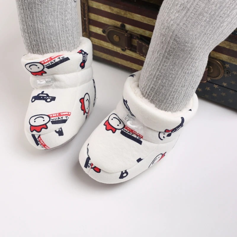 Chaussons Bébé Filles et Garçons - Hiver - Premier pas - Douceur intérieur - Bélino