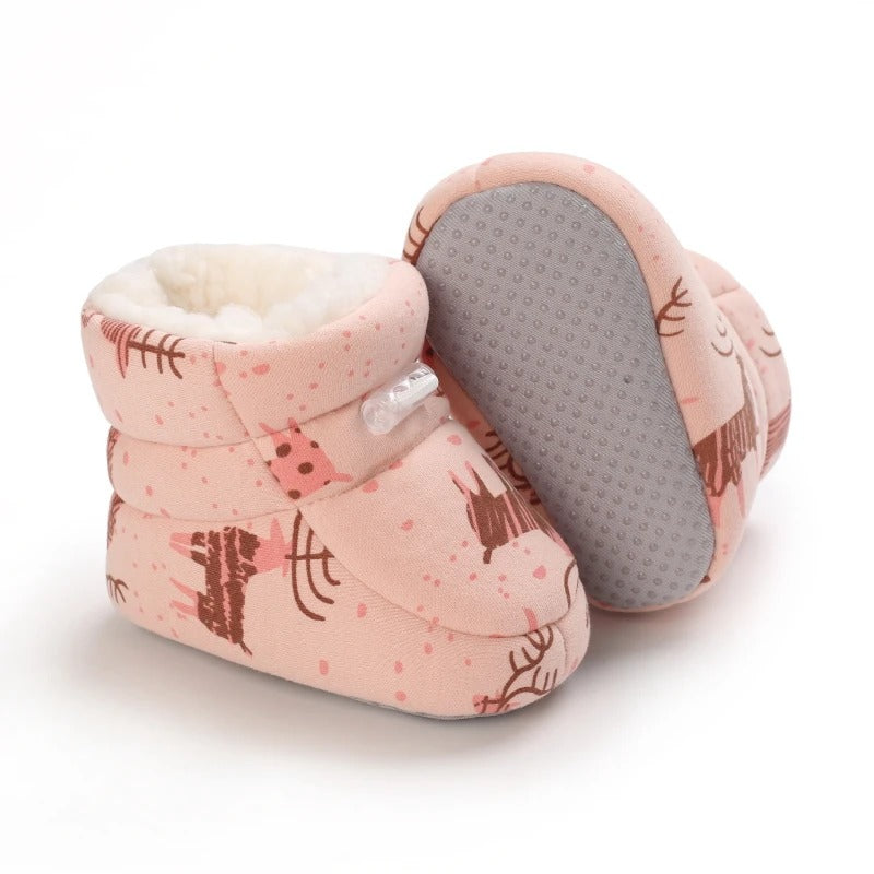 Chaussons Bébé Filles et Garçons - Hiver - Premier pas - Douceur intérieur - Bélino