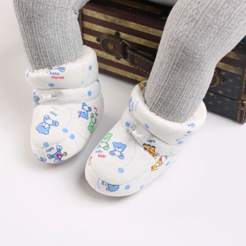 Chaussons Bébé Filles et Garçons - Hiver - Premier pas - Douceur intérieur - Bélino