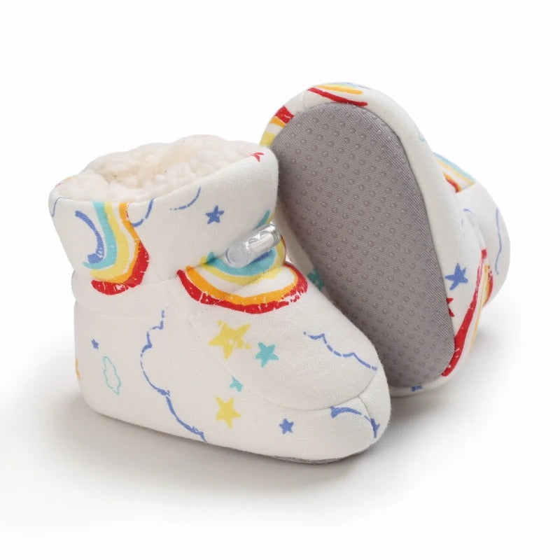 Chaussons Bébé Filles et Garçons - Hiver - Premier pas - Douceur intérieur - Bélino