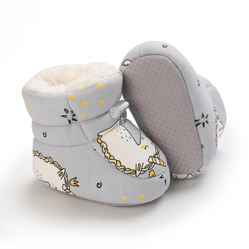 Chaussons Bébé Filles et Garçons - Hiver - Premier pas - Douceur intérieur - Bélino