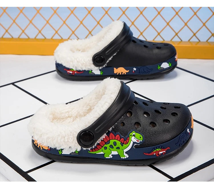 Chaussons Enfants Hiver - Semelle antidérapante - Intérieur rembourré - Snuggy