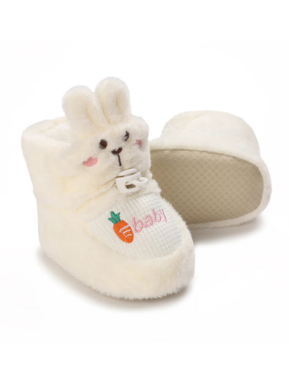 Chaussons bébé unisexe - Hiver en tissu doux - Montantes et confortables - Novy