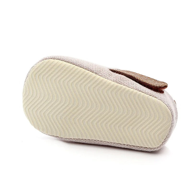 Chaussons bébé fille et garçon - Coton léger - respirants - Semelle souple - Natura