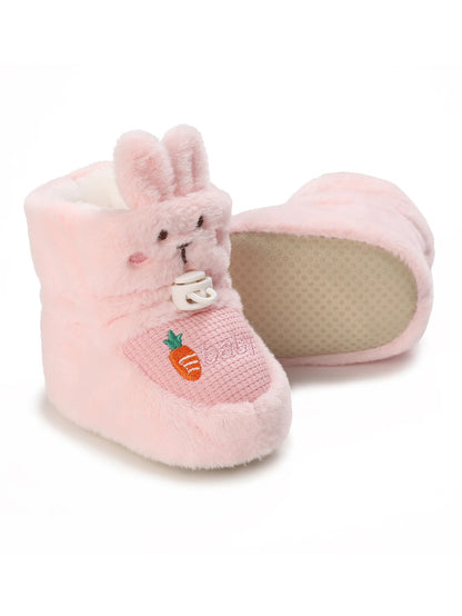 Chaussons bébé unisexe - Hiver en tissu doux - Montantes et confortables - Novy