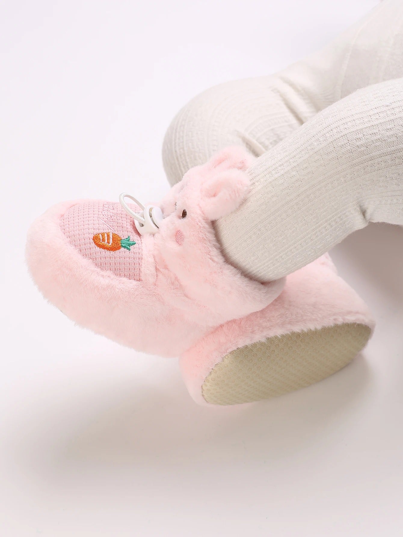Chaussons bébé unisexe - Hiver en tissu doux - Montantes et confortables - Novy
