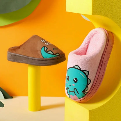 Chaussons Enfants unisexe - Doublure en peluche - semelle antidérapante - Ludino