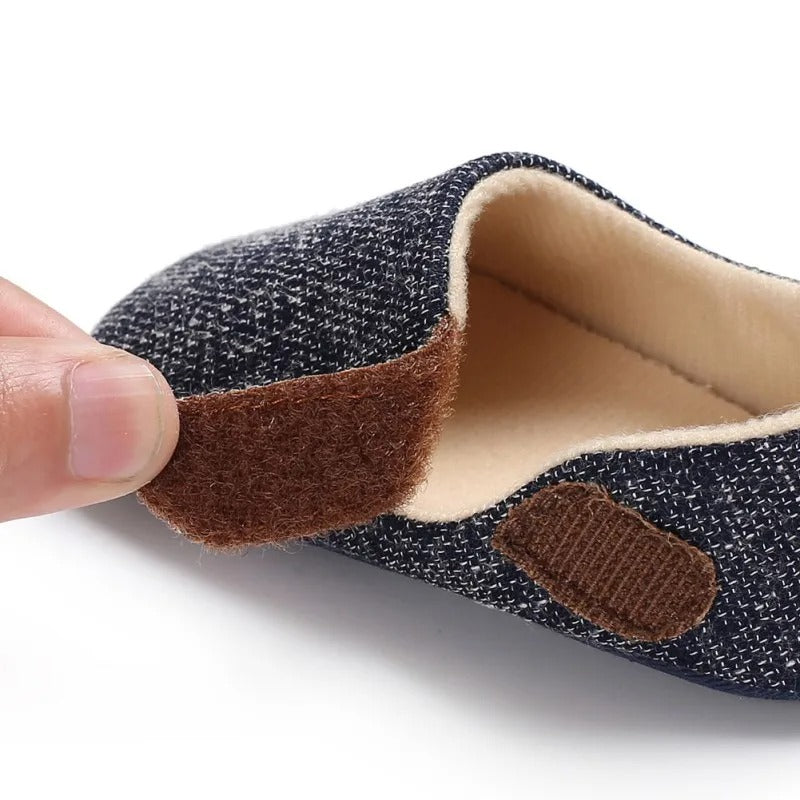 Chaussons bébé fille et garçon - Coton léger - respirants - Semelle souple - Natura